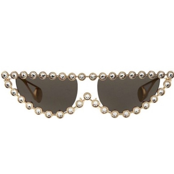 Gucci cat eye crystal sunglasses main image 4